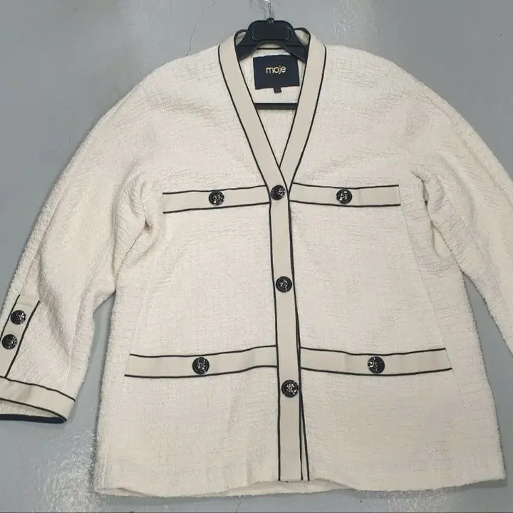 [BUNJANG] Maje Tweed Jacket Ivory / maje 마쥬 트위드 자켓 아이보리