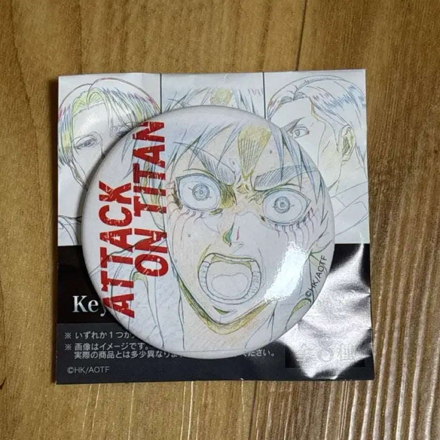 [BUNJANG] Attack on Titan Eren Can Badge / 진격거 진격의 거인 에렌 캔뱃지