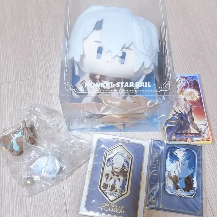 [BUNJANG] Honkai: Star Rail Phaynon Figure Bundle Set / 붕괴 스타레일 파이논 누이 내가쓰는대로 캔뱃지 젠가피규어 특전 일괄 판매
