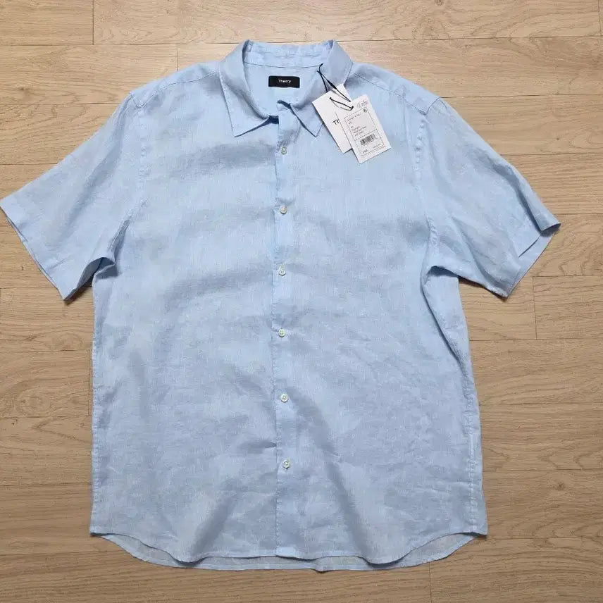 [BUNJANG] Theory Relaxed Linen Short Sleeve Shirt XL / 띠어리 릴랙스드 린넨 반팔 셔츠 XL 105-107 정가 36만원