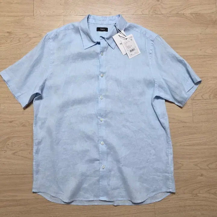 [BUNJANG] Theory Relaxed Linen Short Sleeve Shirt XL / 띠어리 릴랙스드 린넨 반팔 셔츠 XL 105-107 정가 36만원