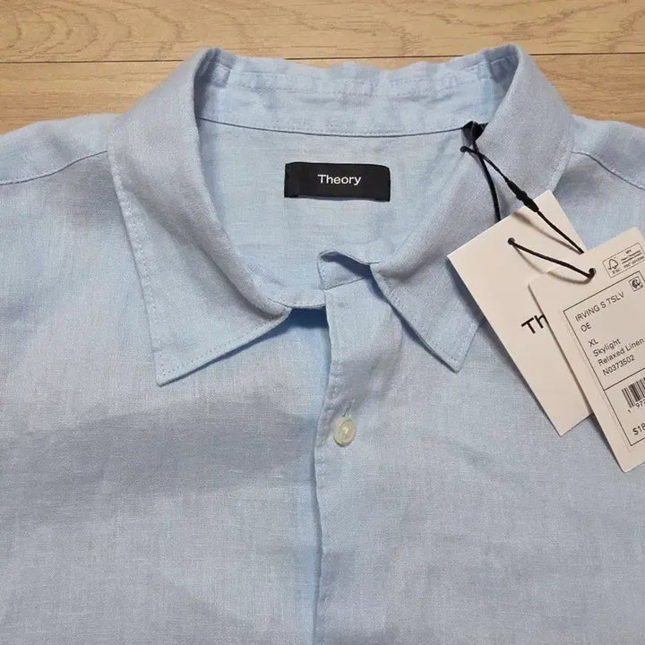 [BUNJANG] Theory Relaxed Linen Short Sleeve Shirt XL / 띠어리 릴랙스드 린넨 반팔 셔츠 XL 105-107 정가 36만원