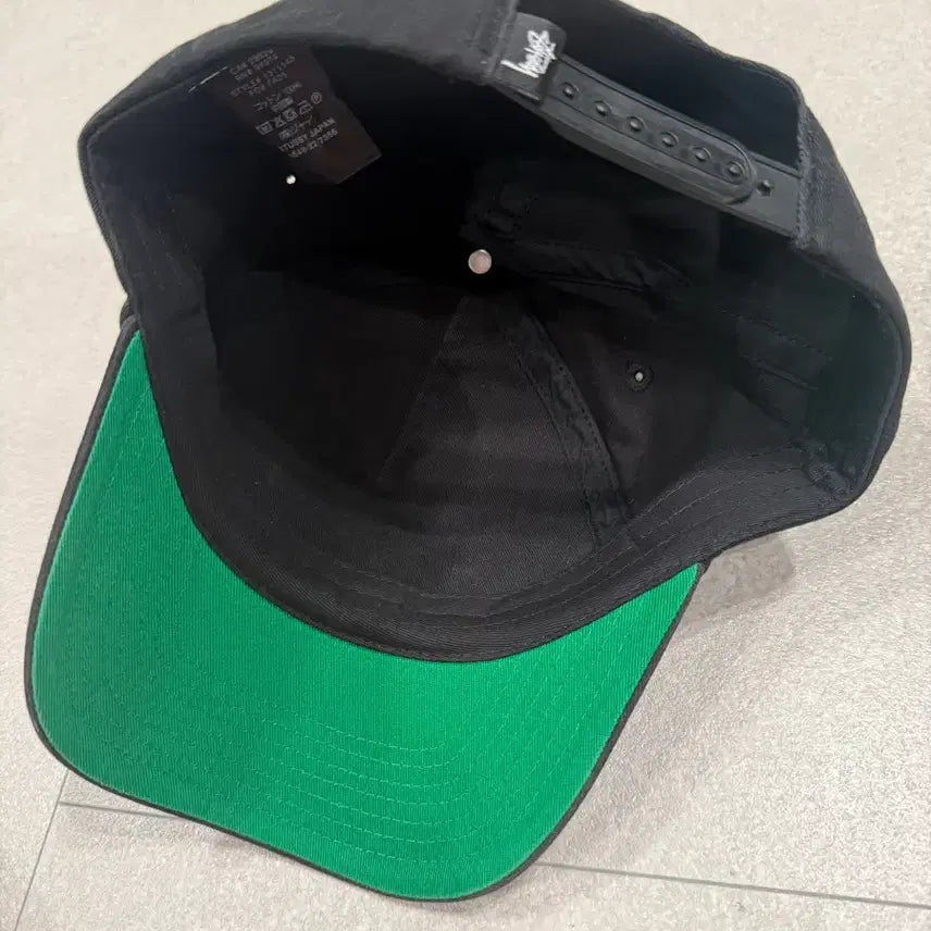 [BUNJANG] Stussy Logo Embroidered Cotton Baseball Cap / 스투시 볼캡 블랙