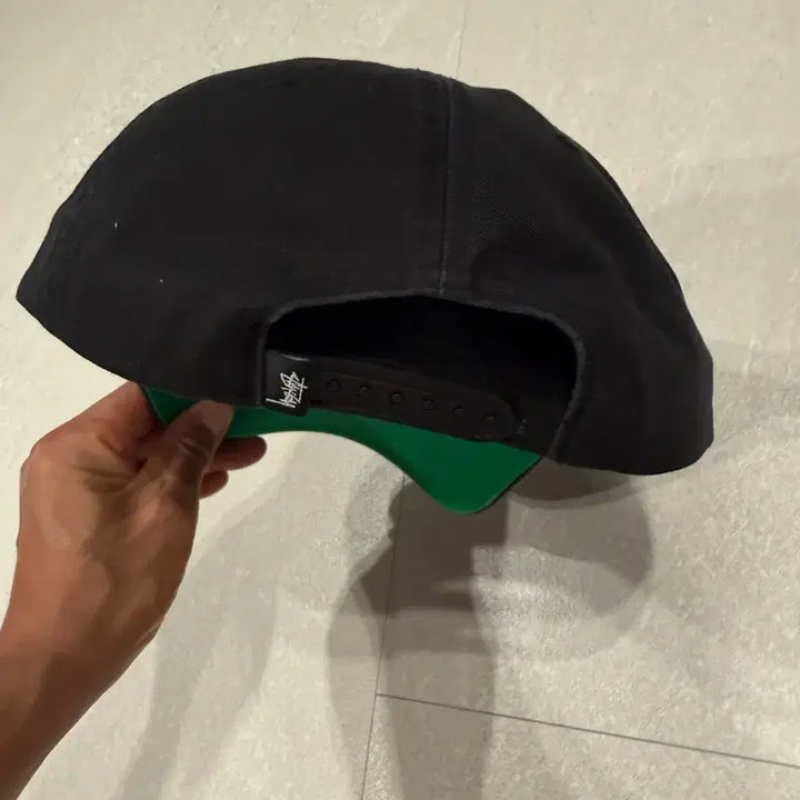 [BUNJANG] Stussy Logo Embroidered Cotton Baseball Cap / 스투시 볼캡 블랙