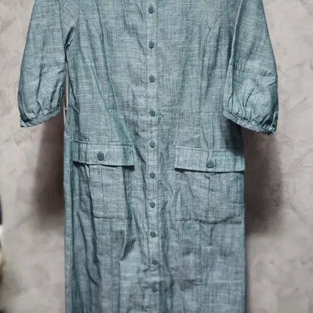 [BUNJANG] Vintage Style Emerald Long Dress / 빈티지 스타일 롱 원피스 에메랄드