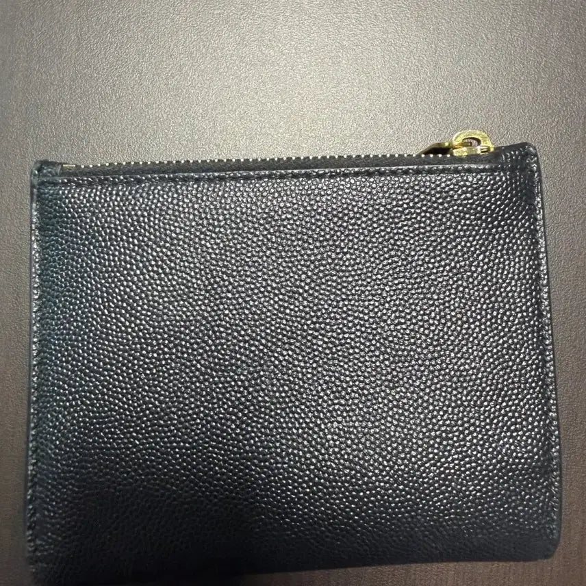 [BUNJANG] Saint Laurent Uptown Compact Wallet (Black) / 생로랑 업타운 반지갑[급처]