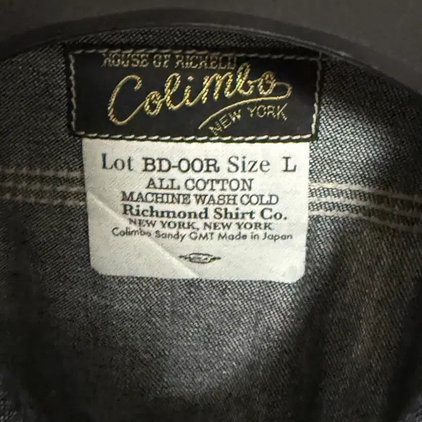[BUNJANG] Colimbo ZZ-0307 Indigo Work Shirt / 콜림보 ZZ-0307 힐헤드 워크셔츠: 인디고 / L