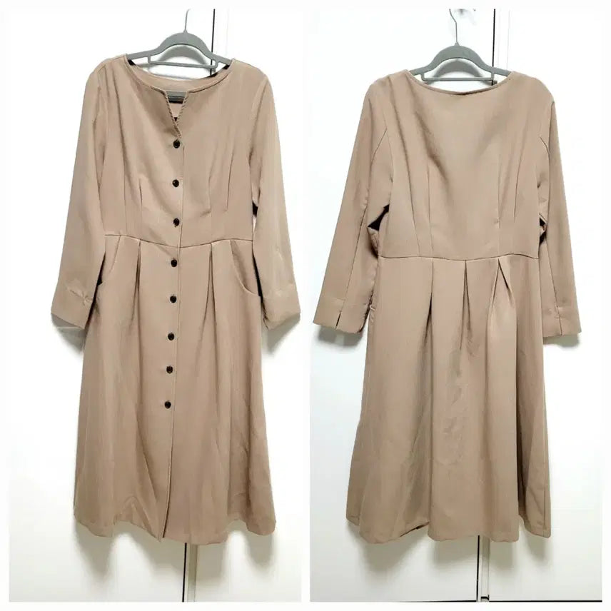 [BUNJANG] Urban Chic Beige Long Dress / Urban Chic 베이지 원피스(66) 거의새거