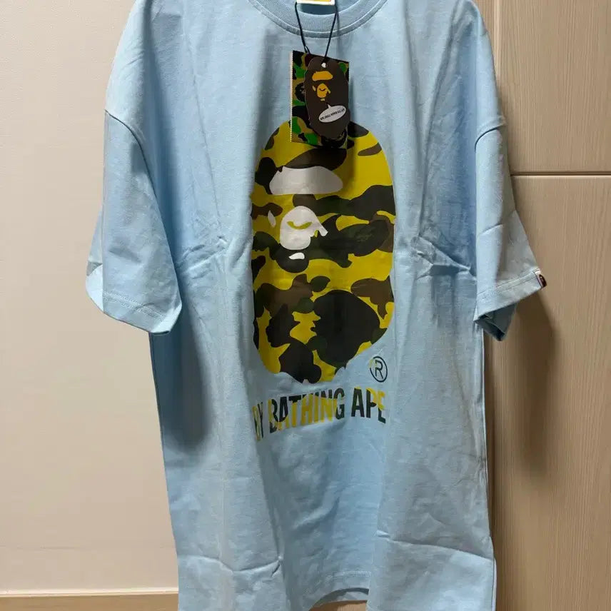 [SOLD OUT] 베이프 카모반팔 미착용L-XL