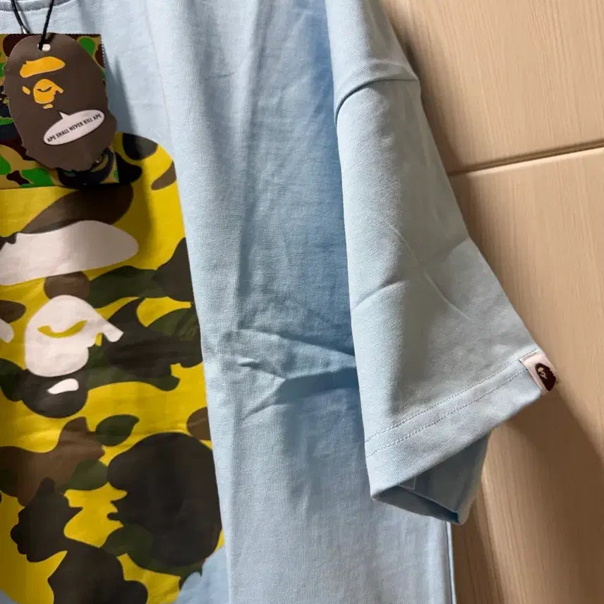 [SOLD OUT] 베이프 카모반팔 미착용L-XL