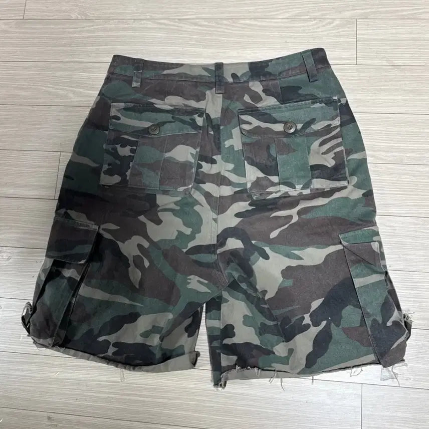 [BUNJANG] KARBOOTS Camouflage Short Pants / 국내브랜드 KARBOOTS 카몰라주 숏팬츠