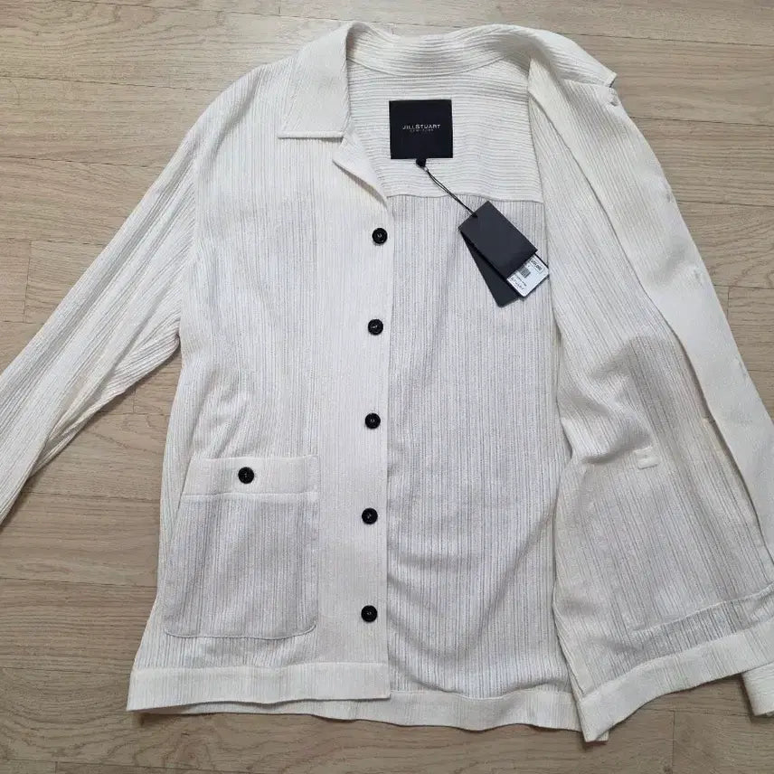 [BUNJANG] JILLSTUART NEW YORK Summer Breeze Outer Shirt L (105) Ivory / 질스튜어트뉴욕  썸머 브리즈 아우터형 셔츠 L 105 정가45 아이보리
