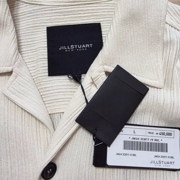 [BUNJANG] JILLSTUART NEW YORK Summer Breeze Outer Shirt L (105) Ivory / 질스튜어트뉴욕  썸머 브리즈 아우터형 셔츠 L 105 정가45 아이보리