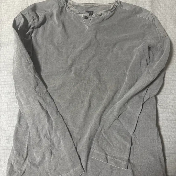 [BUNJANG] Intermezzo Henley Neck Long Sleeve T-shirt / 인터메조 헨리넥 105