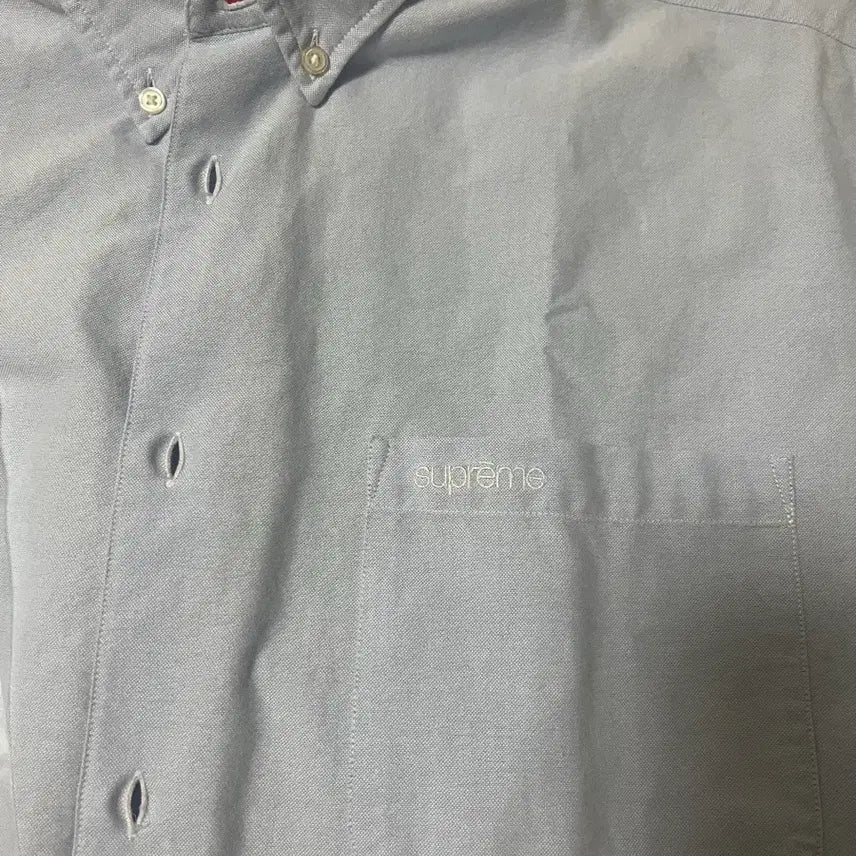 [SOLD OUT] 슈프림 루즈핏 옥스포드 반팔 셔츠