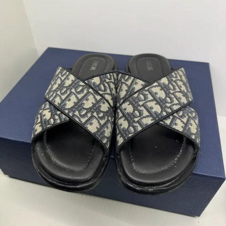 [BUNJANG] Dior Oblique Alias Slippers (Size 42) / 디올 오블리크 알리아스 슬리퍼 42사이즈