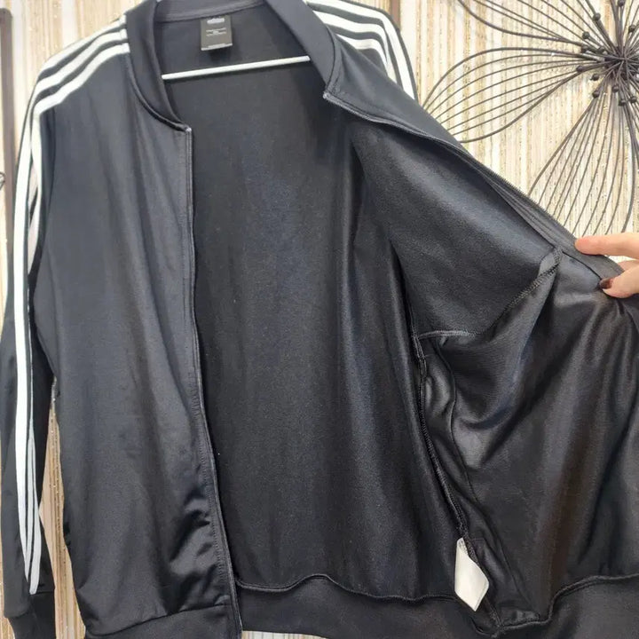 [BUNJANG] Adidas Three Stripes Track Top Black 2XL Jacket / 아디다스 삼선 트랙탑 블랙 2XL사이즈