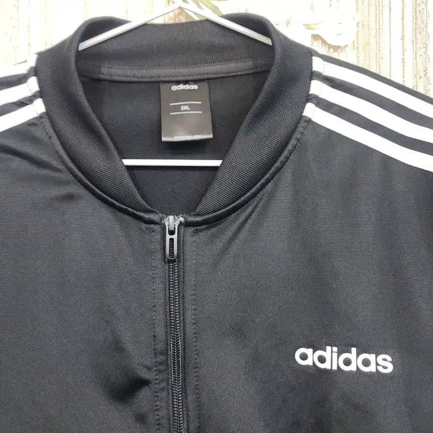 [BUNJANG] Adidas Three Stripes Track Top Black 2XL Jacket / 아디다스 삼선 트랙탑 블랙 2XL사이즈