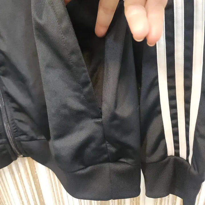 [BUNJANG] Adidas Three Stripes Track Top Black 2XL Jacket / 아디다스 삼선 트랙탑 블랙 2XL사이즈