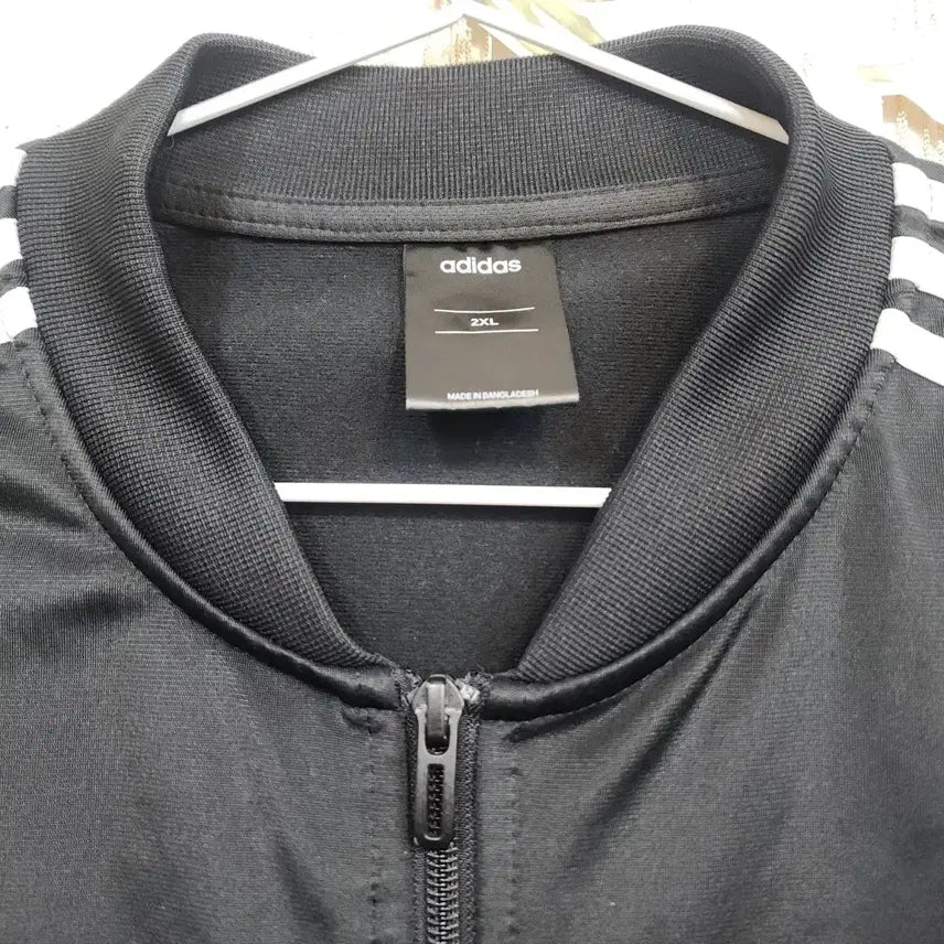 [BUNJANG] Adidas Three Stripes Track Top Black 2XL Jacket / 아디다스 삼선 트랙탑 블랙 2XL사이즈
