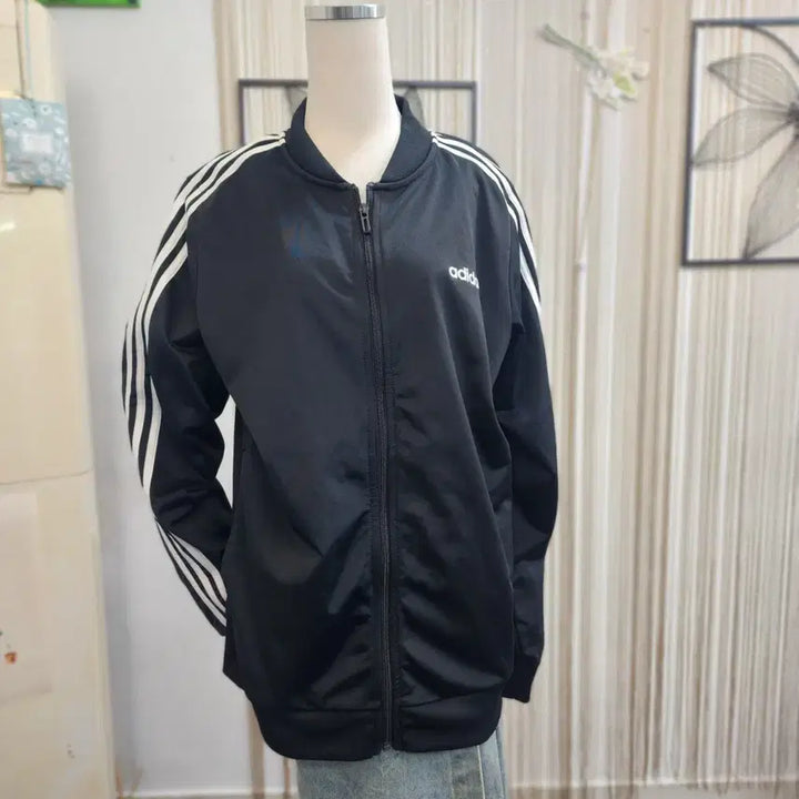 [BUNJANG] Adidas Three Stripes Track Top Black 2XL Jacket / 아디다스 삼선 트랙탑 블랙 2XL사이즈