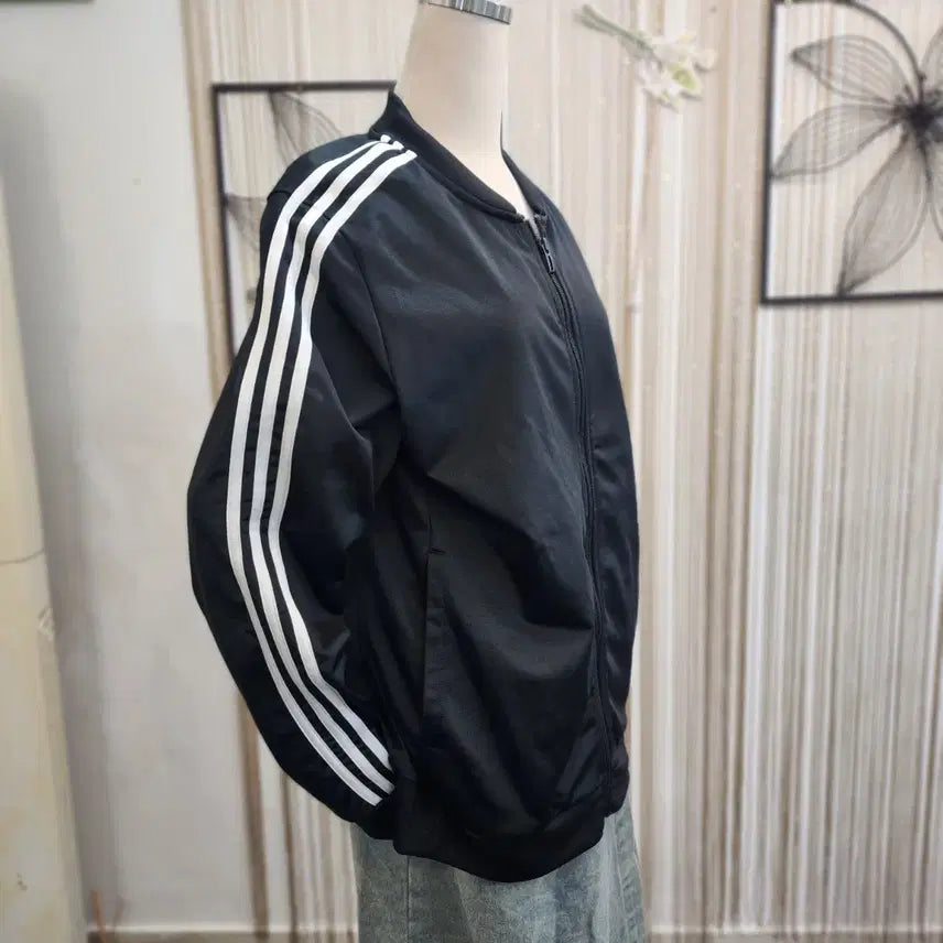 [BUNJANG] Adidas Three Stripes Track Top Black 2XL Jacket / 아디다스 삼선 트랙탑 블랙 2XL사이즈