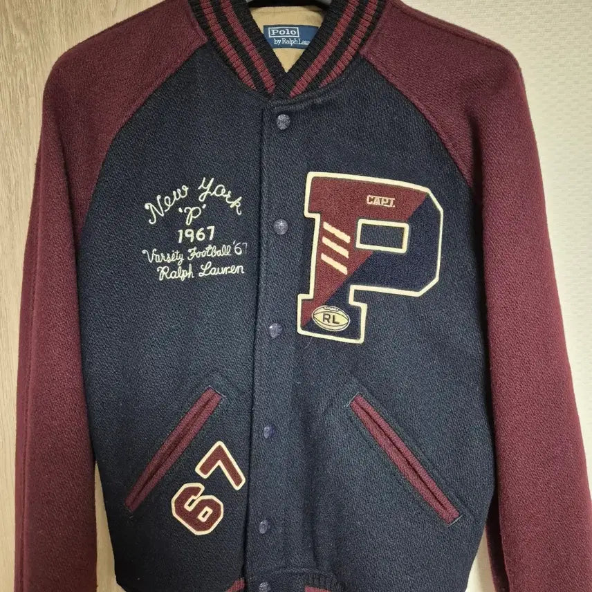 [BUNJANG] Polo Varsity Jacket Size M / 폴로 바시티 자켓 사이즈M