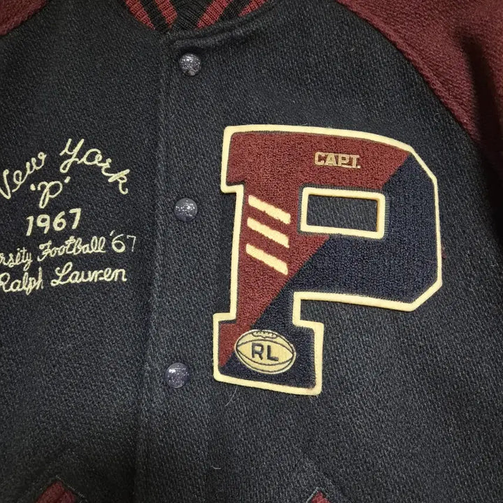 [BUNJANG] Polo Varsity Jacket Size M / 폴로 바시티 자켓 사이즈M
