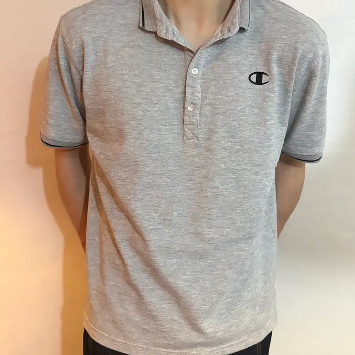 [SOLD OUT] [세탁완료] 챔피온 그레이 카라티 105