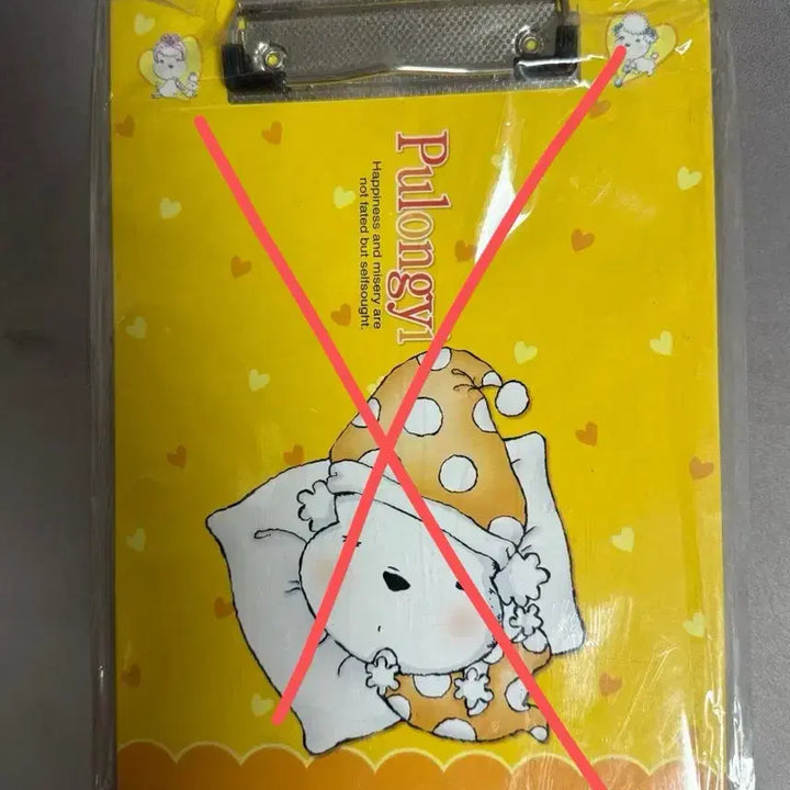 [BUNJANG] Vintage Cupid Clip File / 고전문구 큐피 클립파일