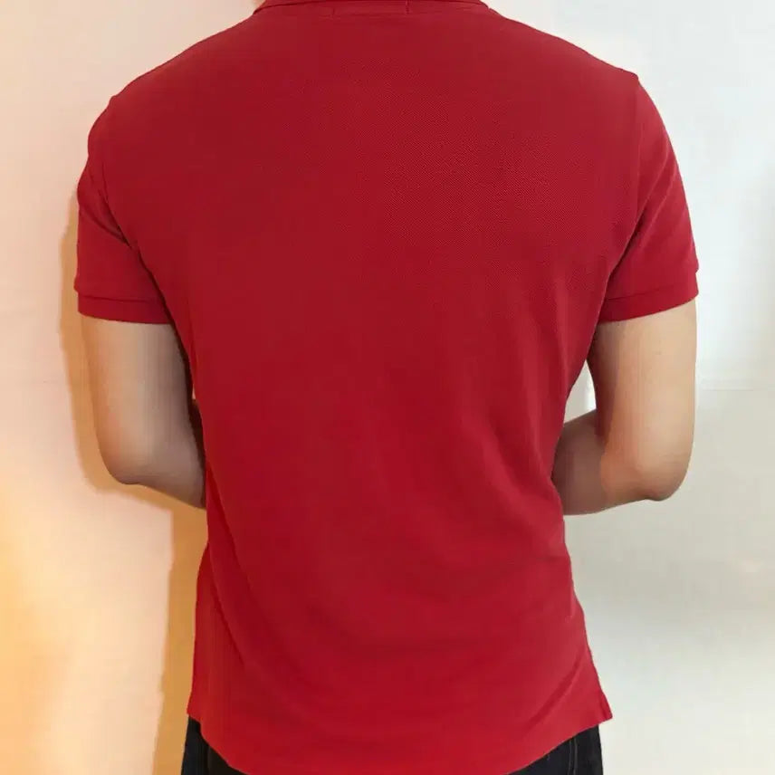 [SOLD OUT] [세탁완료] 빈폴 레드 카라티 SLIM 100