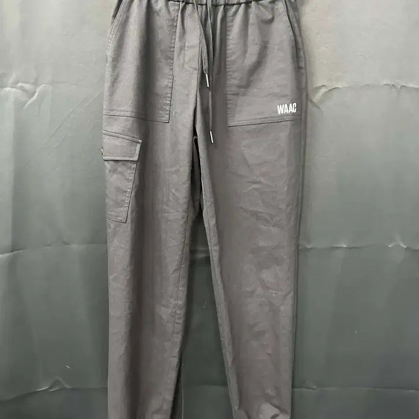 [BUNJANG] WAAC Black Cargo Jogger Pants / WAAC 카고 블랙 조거팬츠