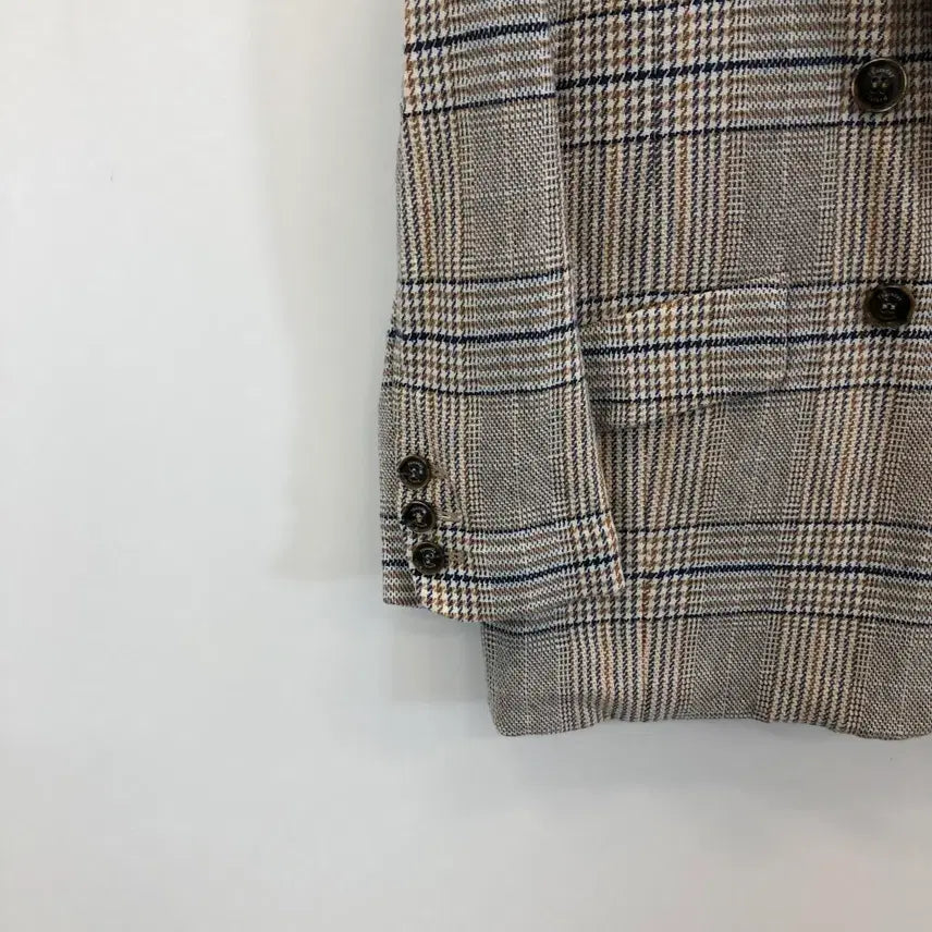 [BUNJANG] Thursday Island Linen Double Jacket / 써스데이아일랜드 린넨 더블자켓 90-165