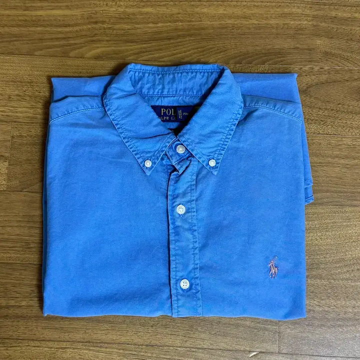 [BUNJANG] Polo Garment-Dye Oxford Shirt Classic Fit M / 폴로 가먼트다이 셔츠(클래식핏M) 블루