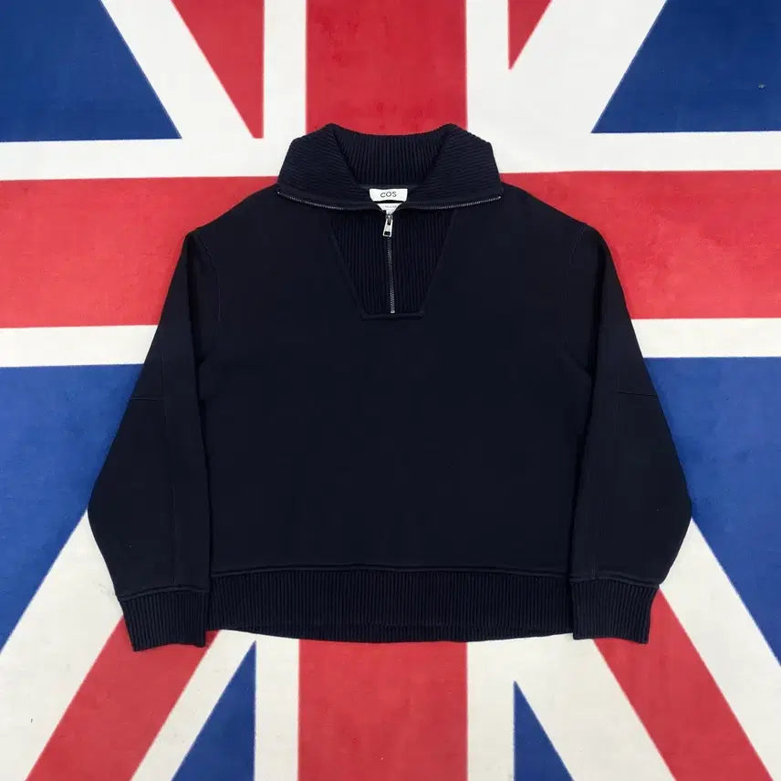 [BUNJANG] COS Half-Zip Sweatshirt L / COS 반집업 맨투맨 L