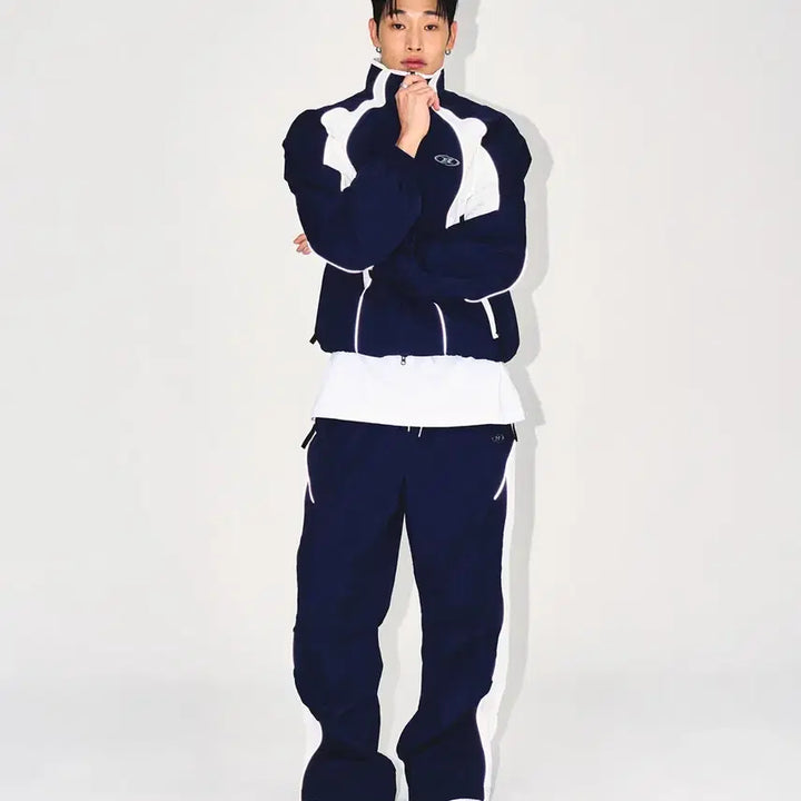 [BUNJANG] Born to Win Nylon Block String Pants (Navy) Size 2 / 새상품)본투윈 나일론 블록 스트링 팬츠(네이비) 2사이즈