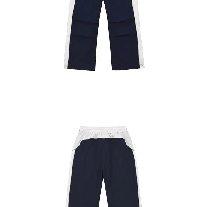 [BUNJANG] Born to Win Nylon Block String Pants (Navy) Size 2 / 새상품)본투윈 나일론 블록 스트링 팬츠(네이비) 2사이즈