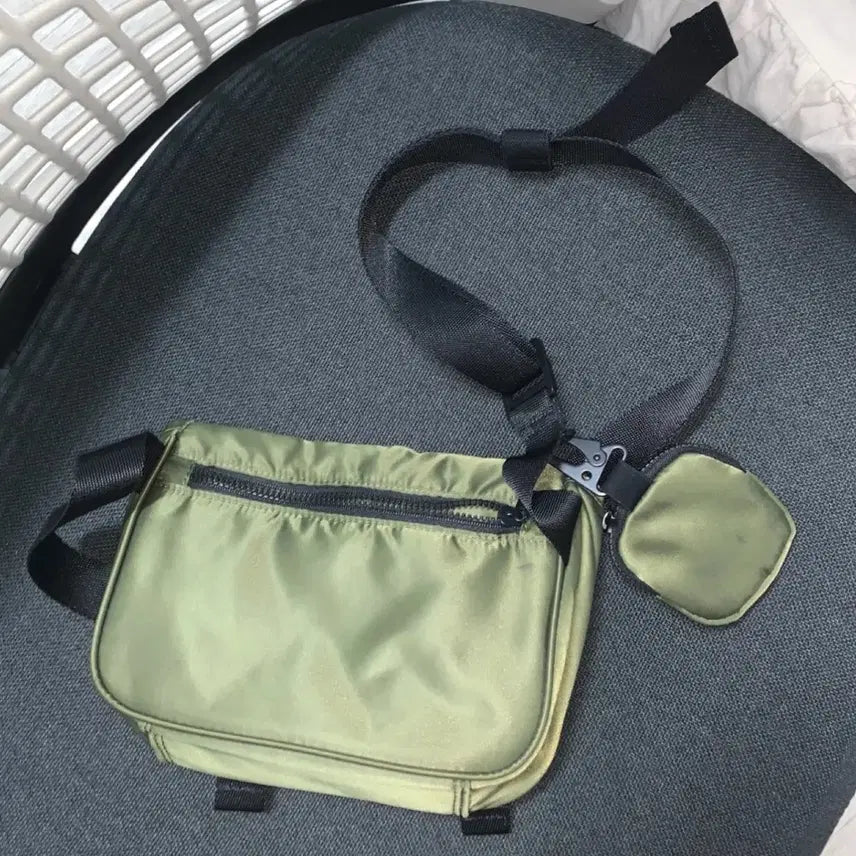 [BUNJANG] Fennec Mini Messenger Bag with Pouch / 페넥 메신저백
