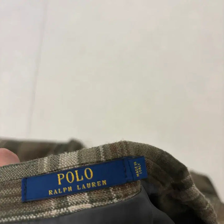 [BUNJANG] Polo Italy Silk+Linen Blend Herringbone Jacket 38S / (이태리산) 폴로 실크+린넨 혼방 헤링본 자켓 38S