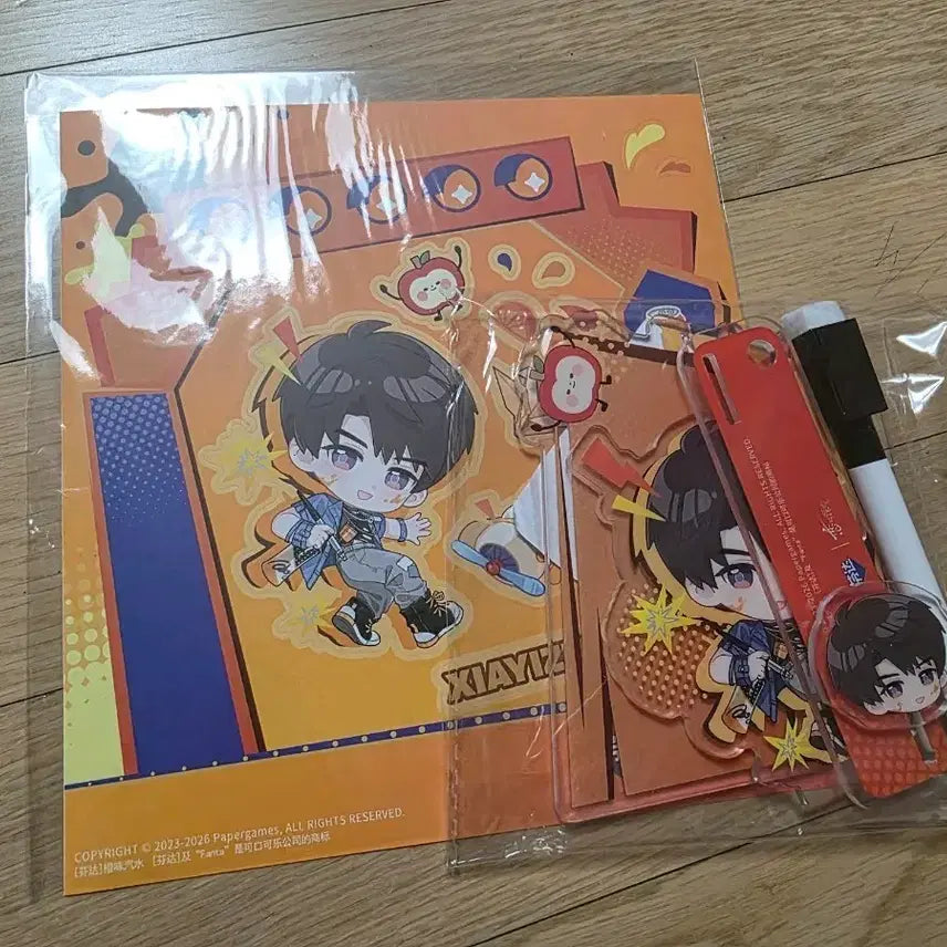 [BUNJANG] Love and Deepspace HAUZOU Acrylic and Sticker Set / 러브앤딥스페이스 환타 콜라보 아크릴+스티커 세트 하우주