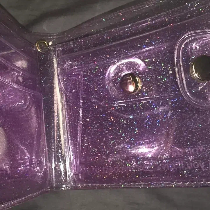 [BUNJANG] BTS Unofficial Bon Singer Glitter Wallet / 방탄소년단 비공굿 본싱어 글리터 지갑 택포