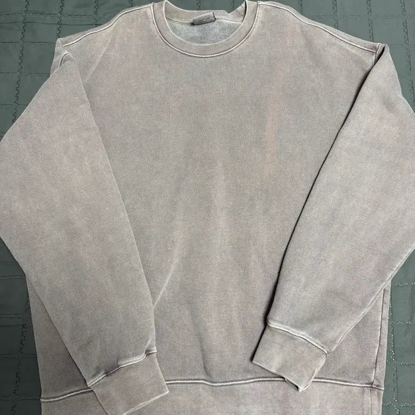 [BUNJANG] Soverment 980g Pigment Sweatshirt XL Rose Grey / 소버먼트 980g 피그먼트 맨투맨 XL 로즈그레이