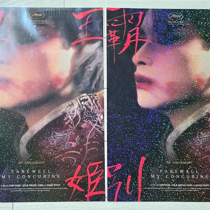 [BUNJANG] Leslie Cheung Farewell My Concubine 30th Anniversary Hologram A3 Poster / 패왕별희 포스터 패왕별희30주년홀로그램기획전포스터 장국영 패왕별희포스터
