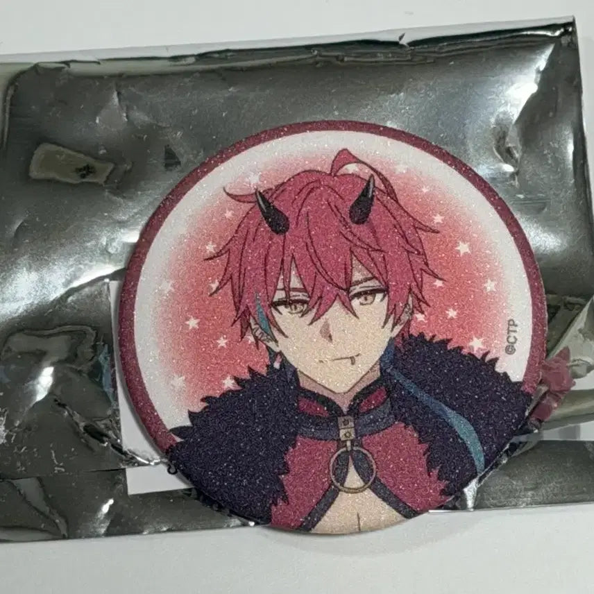 [BUNJANG] Kaguya-sama: Love Is War Akira Mikado Glitter Can Badge / 초 가구야 공주 팝업 미카도 아키라 글리터 캔뱃지