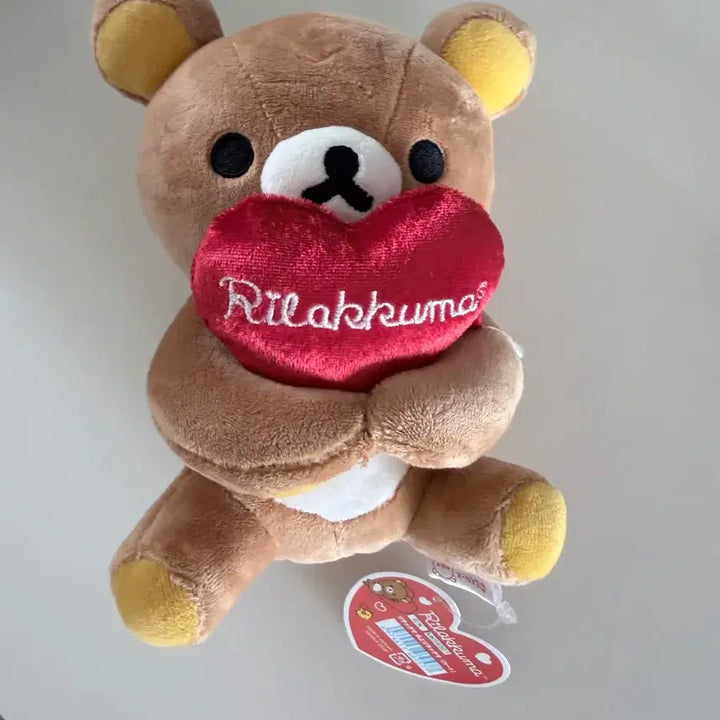 [BUNJANG] Rilakkuma Heart Plush / 리락쿠마 인형 리락쿠마 하트