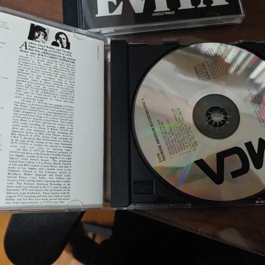[BUNJANG] Andrew Lloyd Webber Evita Original Broadway Cast 2CD Set / 에비타 Original Broadway Cast