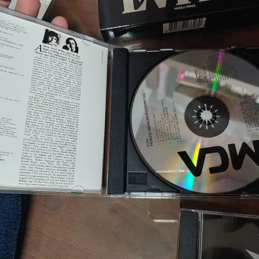 [BUNJANG] Andrew Lloyd Webber Evita Original Broadway Cast 2CD Set / 에비타 Original Broadway Cast