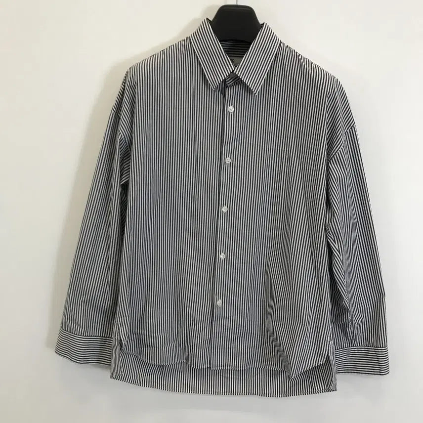 [BUNJANG] Ziozia Stripe Overshirt / 지오송지오 스트라이프 오버셔츠 [95]