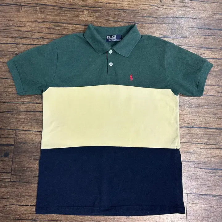 [BUNJANG] Polo Ralph Lauren Color Block Polo Shirt / 폴로 랄프로렌 배색 카라티 S~M