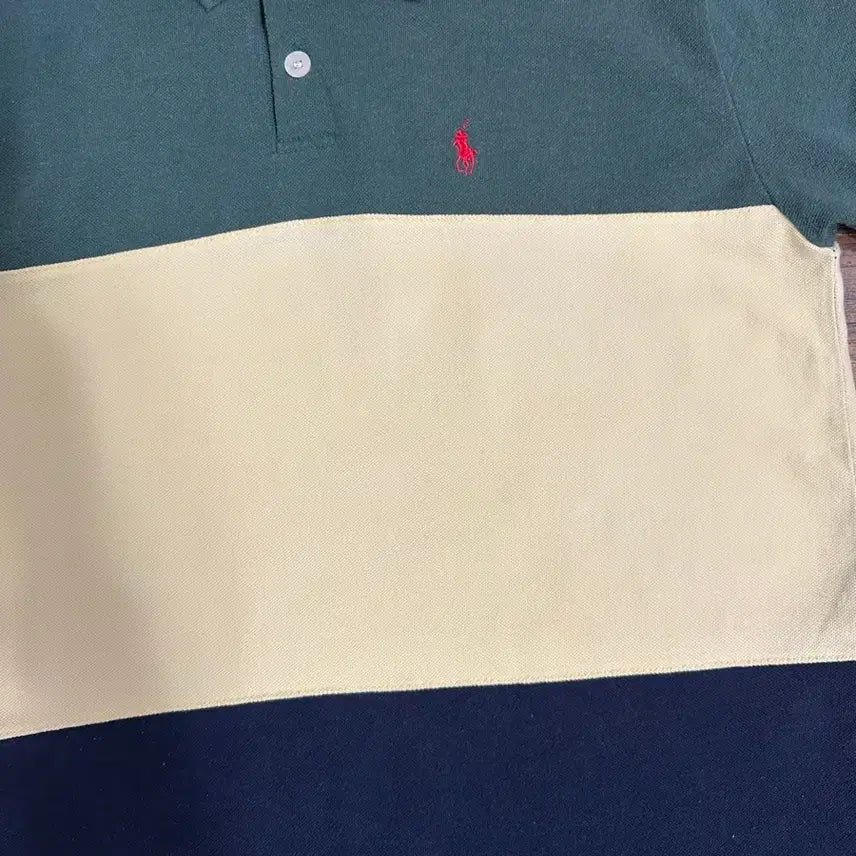 [BUNJANG] Polo Ralph Lauren Color Block Polo Shirt / 폴로 랄프로렌 배색 카라티 S~M